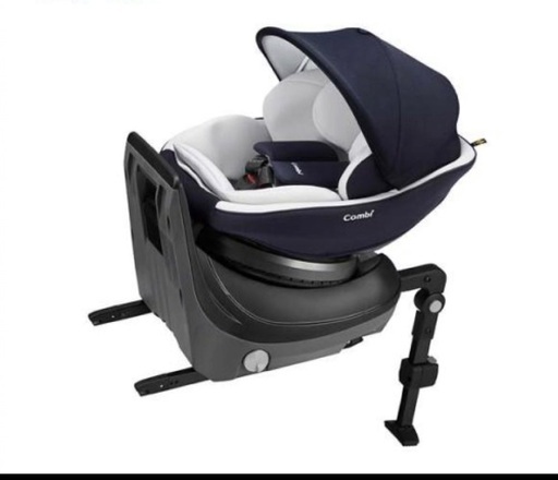 【kitsune】コンビ回転式チャイルドシート ブラック　型式CG-UIG combi コンビ ISOFIX チャイルドシート CG-CIG 回転式 説明書
