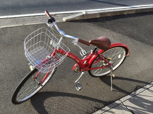 女の子用中古自転車整備済