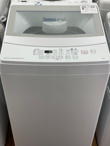 送料・設置込み　洗濯機　6kg NITORI 2019年