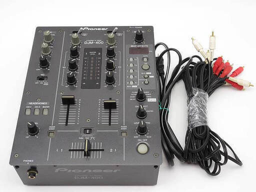 ss4613　パイオニア　DJ用ミキサー　DJM-400　ブラック　2ch　pioneer　デジタルミキサー　エフェクト　96kHz/24bit　家庭用　ホームDJ　DJ機器　音響機器