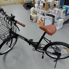 J037☆状態良し☆折りたたみ自転車☆GRAPHIS☆6段変速☆20インチ