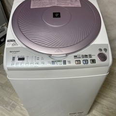 【美品】SHARP シャープ プラズマクラスター 洗濯機　全自動...