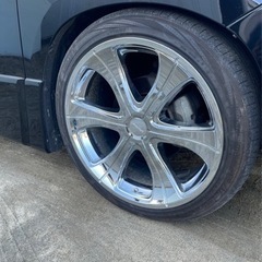 希少オフセット Lowenhart LD6-LX レーベンハート 20インチ 9J+31 9J+14 PCD114.3 5穴 245/40R20 4本クラウン