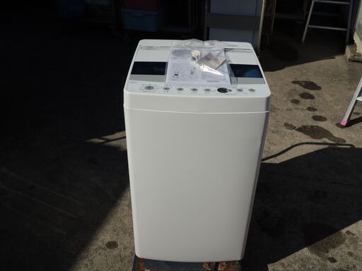 Haier ハイアール 全自動洗濯機 JW-C45D 2022年製 4.5kg しわケア脱水 ステンレス槽 ホワイト 一人暮らし 単身向け/管理：0013