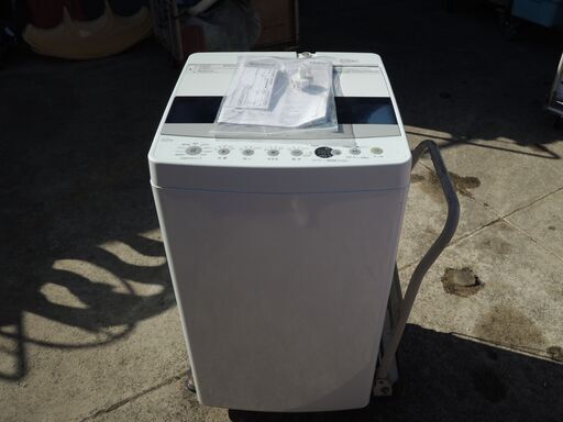 ◇Haier ハイアール 全自動洗濯機 JW-C45D 2021年製 4.5kg しわケア脱水 ステンレス槽 ホワイト 一人暮らし 単身向け/管理：0019