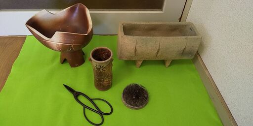 花器や陶器の5点セット♪フラワーアレンジメント♪活花♪生花♪②