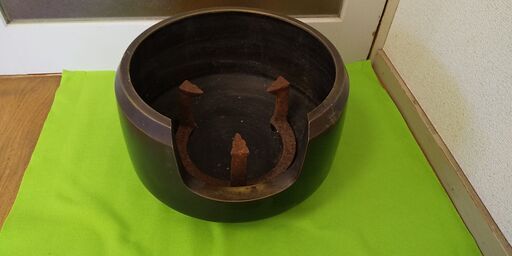 鉄製♪火鉢♪五徳♪アンティーク♪レア♪茶道具♪レトロ♪