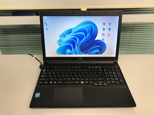 美品【最新win11】【激安】 ノートパソコン「富士通」 最新office2021付属 管理No12