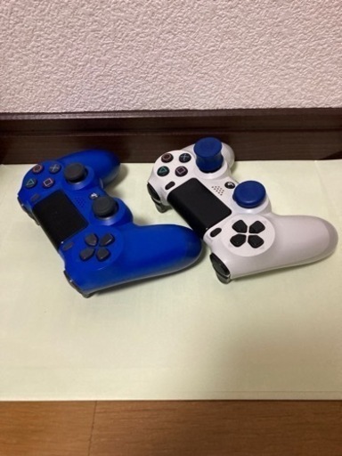 PS4白 500GB コントローラー2台 マイク付き - プレイステーション 