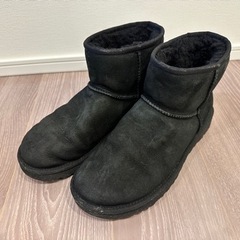 UGG ムートンブーツ 黒 25cm