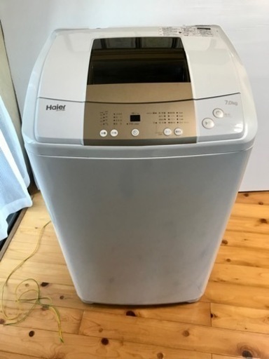 【決まりました】ハイアール Haier 洗濯機 7Kg 風乾燥機能❗️ お急ぎコース搭載❗️2017年製