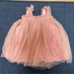 【ネット決済・配送可】ベビードレス　くすみピンク
