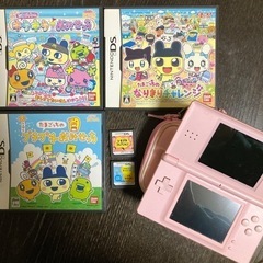 任天堂 DS lite ピンク ゲーム本体 +ソフト5本 カバー付き
