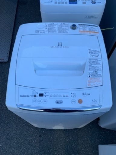 配送可能　東芝 TOSHIBA AW-42ML-W [全自動洗濯機 （4.2kg） ピュアホワイト]