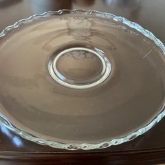 ガラスプレート　硝子大皿　平皿