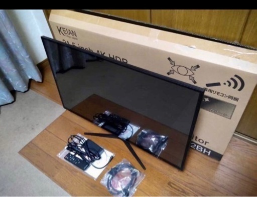 ★31.5型 4Kモニター KEIAN KWIN-4K32BH ※バックライト１か所不具合あり