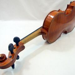 メンテ済み ドイツ製 Eduard Tauscher 虎杢 バイオリン 4/4 エデュアルド タウシャー 1991年 中古バイオリン ピーターインフェルド 名古屋近郊 試奏 手渡し可能 愛知県清須市にて試奏可能 管理（カ）K0011 メンテ済み ドイツ製 Eduard Tauscher 虎杢 バイオリン 4/4