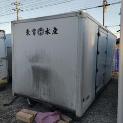 匝瑳市】横扉付き 保冷コンテナ (No.Y-161) 長さ約520cm×幅217cm×高さ