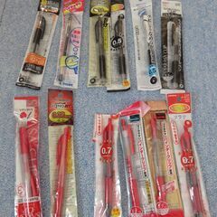 文具まとめて　⑤　黒・赤ボールペン