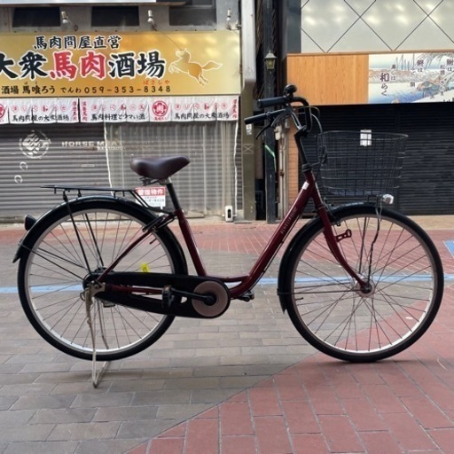 【早い者勝ち‼️】 サカモトテクノ アルメリア 26インチ オートライト ママチャリ 後ろタイヤ新品