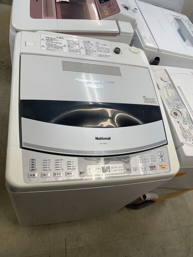 洗濯機　No.5373　ナショナル　2007年製　8kg　NA-FS810　【リサイクルショップどりーむ荒田店】