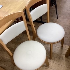 KA-101【新入荷　リサイクル品】ミキモク　ベンチダイニング4点セット　ナチュラル