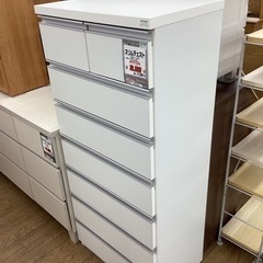 KA-102【新入荷　リサイクル品】スリムチェスト　白