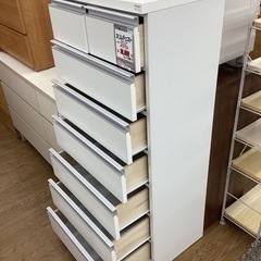 KA-102【新入荷　リサイクル品】スリムチェスト　白