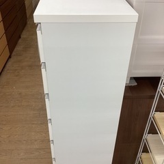 KA-102【新入荷　リサイクル品】スリムチェスト　白