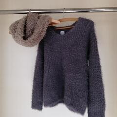 【coen】セーター/フリーサイズ、スヌード2点セット
