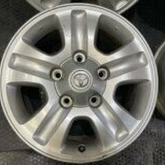 TOYOTA トヨタ ランクル100 中期 純正ホイール 17インチ 4本 8J5HPCD150+60　(VHV685) クレジットカード QRコード決済可能