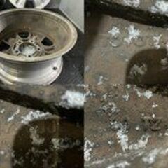 TOYOTA トヨタ ランクル100 中期 純正ホイール 17インチ 4本 8J5HPCD150+60　(VHV685) クレジットカード QRコード決済可能