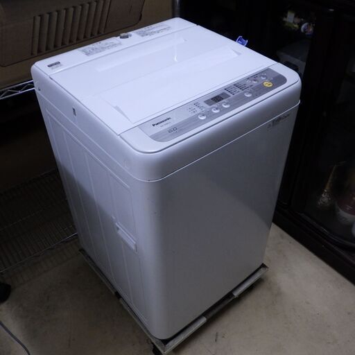 39 2019年製　配送設置対応　パナソニック Panasonic NA-F60B12　全自動洗濯機 6kg　動作品　1カ月保証