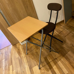 【ネット決済】【値下げ】10日処分予定　簡易　折りたたみ椅子テーブル