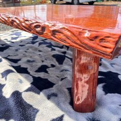 一枚板の大きな座卓 脚取り外し可 無垢 151×88×33㎝ 板厚4.5cm  /  AJ-0410-1F