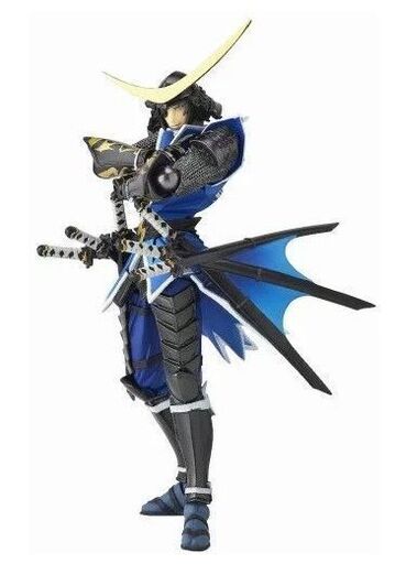 086 未開封 海洋堂 リボルテックヤマグチ 079 戦国BASARA 伊達政宗 可動構造 フィギュア