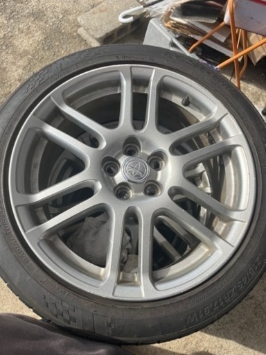 ☆中古品 HAWNER W07 235/55R17 スタッドレス タイヤホイール 17