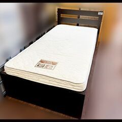 引出し付きシングルベッド マットレス付き 状態良好
