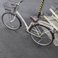 【ネット決済】自転車　ホワイト