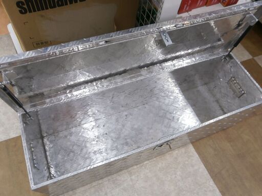 【引取限定】アルミ工具箱 中古品 鍵付き 軽トラ 荷台ボックス  ツールボックス【ハンズクラフト八幡西店】