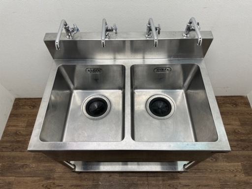 マルゼン/MARUZEN 業務用 ステンレス 2槽シンク流し台