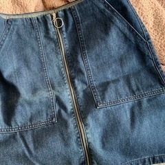 GU ジーパン生地スカート　XL