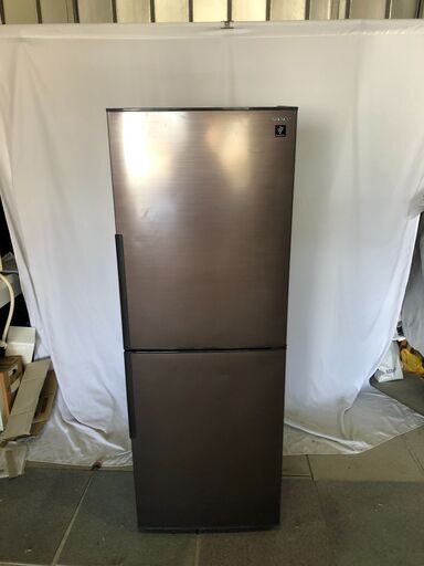 SHARP ノンフロン冷凍冷蔵庫 SJ-PD28E-T 2019年製 280L プラズマクラスター 2ドア 冷気除菌 メガフリーザー シャープ 冷蔵庫