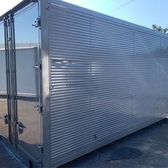 No.722 アルミバン 3ｔ 車  アルミ 箱 バイク 倉庫 トラック コンテナ 米 保管庫 物置 DIY