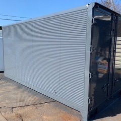 No.722 アルミバン 3ｔ 車  アルミ 箱 バイク 倉庫 トラック コンテナ 米 保管庫 物置 DIY