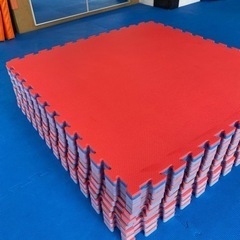 【お得】ジョイントマット10枚＋収納ケースセット　移動教室用　大会用　おまとめ