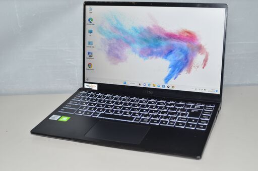 ジャンクノートパソコン 最新Windows11 爆速SSD512GB MSI Modern-14-B10RASW 高性能core i7-10510U/メモリ16GB/無線/14インチ/カメラ