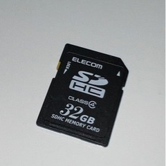 SDカード① ELECOM SDHC 32GB 