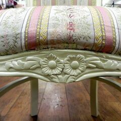 訳アリ！ ロココ調 ダイニングセット テーブル 椅子×3脚 食卓 アンティーク調 家具 札幌市 厚別区