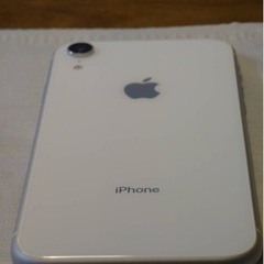 美品 iPhone XR ホワイト白 128GB 